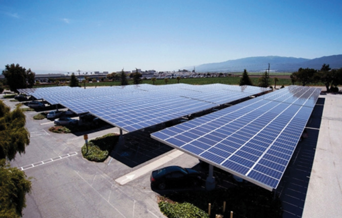 Chevron Energy Solutions installed a 630-kW solar canopy as part of an energy and efficiency services project for the Monterey County (Calif.) Office of Education.